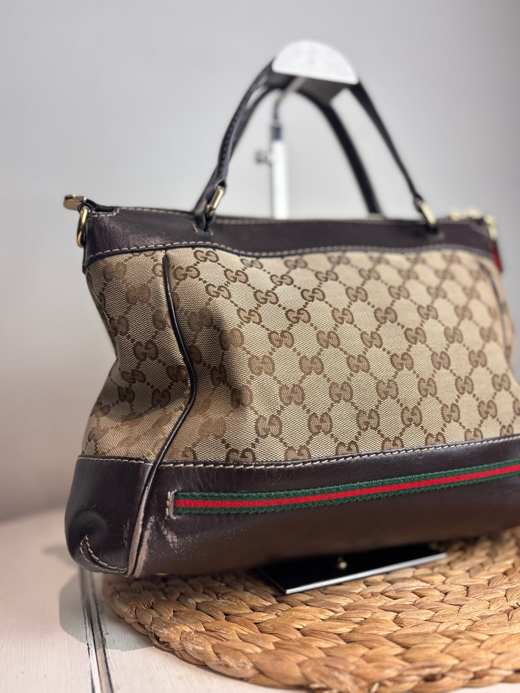 GUCCI Canvas Mayfair Handbag